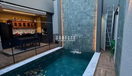 Casa Térrea em Indaiatuba, Condomínio Mantova com 3 quartos e 1 suíte - 129,10m²