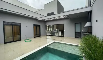 Casa Térrea em Indaiatuba, Condomínio Maria José com 3 suítes - 216 m²