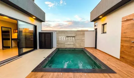 Casa Térrea em Indaiatuba, Condomínio Maria Cândida com 3 suítes - 200 m²