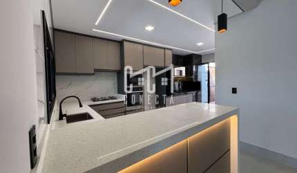Casa em Indaiatuba, Condomínio Gran Reserve com 3 suítes - 140 m²