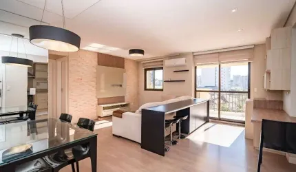 Apartamento com 2 dormitórios para alugar, 77 m² por R$ 6.000,00 + TAXAS/mês - Batel - Curitiba/PR