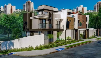 Sobrado com 3 dormitórios à venda, 172 m² por R$ 1.087.000,00 - Santa Cândida - Curitiba/PR