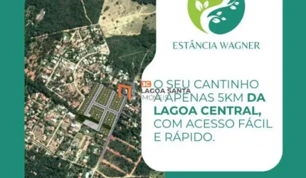 ULTIMAS UNIDADES - LOTES A PARTIR DE 420 M² NO ESTÂNCIA WAGNER LAGOA SANTA