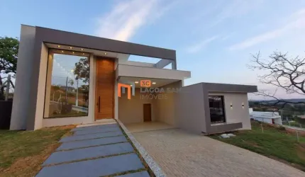 CASA MODERNA NO CONDOMÍNIO REAL MONT VILLE - LAGOA SANTA