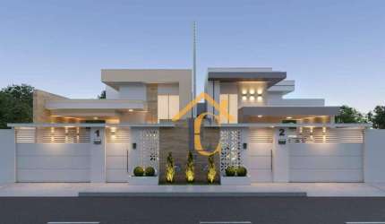 Casa com 3 dormitórios à venda, 105 m² por R$ 450.000,00 - Serramar - Rio das Ostras/RJ