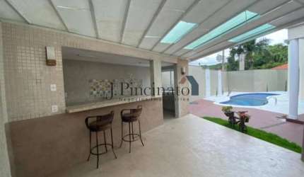 Belíssima casa de Alto Padrão para locação com 4 Suites, no Condomínio Residencial Samambaia, Jundiaí/SP