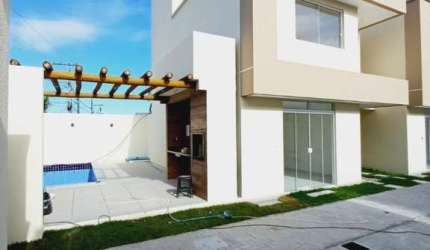 Casa em Condomínio para Venda em Camaçari, Vila de Abrantes (Abrantes), 3 dormitórios, 1 suíte, 2 banheiros, 2 vagas
