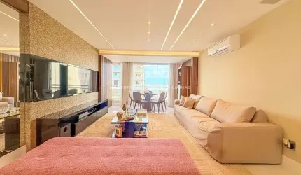 Apartamento Alto Padrão na Península – 3 Suítes, Vista Mar, Porteira Fechada - Condomínio Solar da Península