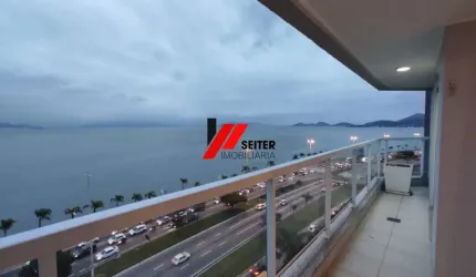 Apartamento 2 suites com vista livre para o mar 152 m2 sobre a beira mar de florianopolis