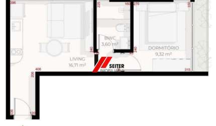 Apartamento à venda com 1 dormitório no Teahupoo Santa Mônica