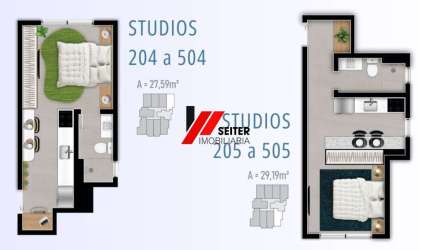 Studio a venda no Smart 1 Trindade Florianópolis