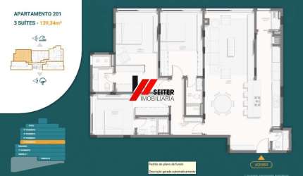 Apartamento a venda de 3 suites no bairro João Paulo
