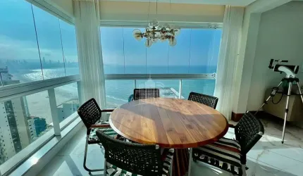 Apartamento Quadra Mar com 3 suítes e 3 vagas de garagem na Barra Sul em Balneário Camboriú