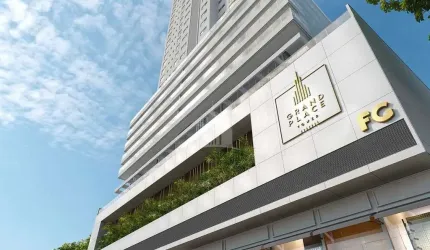 Apartamento no Ed. Grand Place no Centro de Balneário Camboriú
