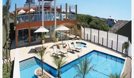 Apartamento térreo 04 dormitórios em Condomínio Club pé na areia na Praia do Santinho, Florianópolis, SC