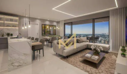Apartamento com 02 dormitórios, 01 suíte à venda, 125 m² por R$ 1.477.074 - Centro - Cascavel/PR