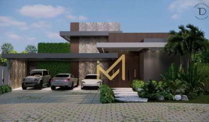 Casa com 4 suítes à venda, 343 m² - Condomínio Residencial Treviso - Cascavel/PR