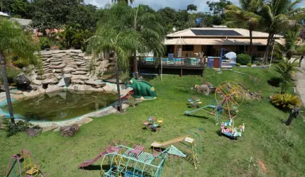 Casa de Luxo à Venda Condomínio Nosso Rancho: 4 Suítes, Lazer Completo e 5.000m²!