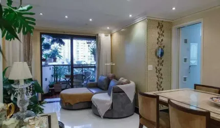 Apartamento c/ 3 quartos, 1 suíte e 2 vagas, 84m², à venda no Condomínio Edifício Torre Di Napole, no bairro Vila Gomes Cardim