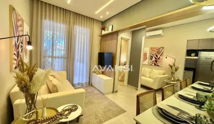 Apartamento com 2 dormitórios à venda, 49 m² - Cariobinha - Americana/SP