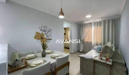 Apartamento Solar das Flores com 2 dormitórios à venda, 45 m² por R$ 225.000 - Jardim Boer I - Americana/SP