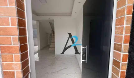 OPORTUNIDADE DE SOBRADO NOVO DE FRENTE PARA A RUA NO MELHOR DA FAZENDA RIO GRANDE! DE 590k por 499k!
