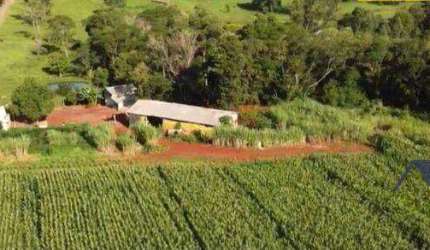 Sítio com 3 dormitórios à venda, 42568 m² por R$ 1.000.000,00 - Zona Rural - Lindoeste/PR