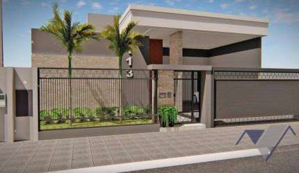 Casa com 3 dormitórios à venda, 178 m² por R$ 1.800.000,00 - Tropical III - Cascavel/PR
