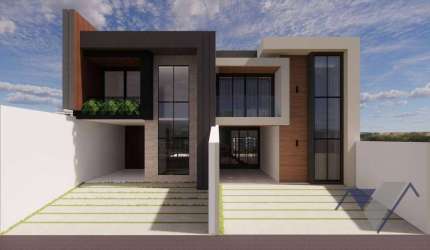 Sobrado com 3 dormitórios à venda, 306 m² por R$ 1.790.000,00 - Maria Luiza - Cascavel/PR