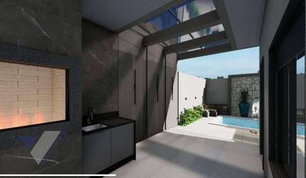 Casa térrea de impacto no Recanto Tropical III – na planta!