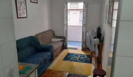 JOSE MENINO- APARTAM,ENTO 01 DORMITÓRIO-30 MTS PRAIA- REF 2227