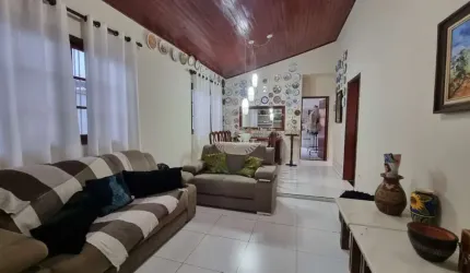 GUARUJA- JARDIM STA MARIA- CASA TERREA-4 DORMITÓRIOS-2 SUITES-CHURRASQUEIRA-2 VAGAS- REF 2266