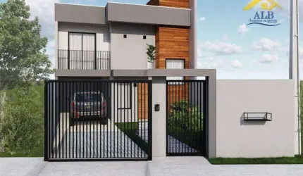 Sobrado com 3 dormitórios à venda, 125 m² por R$ 719.000,00 - Emiliano Perneta - Pinhais/PR