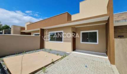 Casa nova com 2 quartos, sendo 01 suíte a venda no Balneário Itapoá