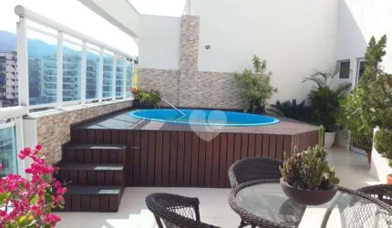 Cobertura com 4 dormitórios à venda, 176 m² por R$ 880.000,00 - Jacarepaguá - Rio de Janeiro/RJ