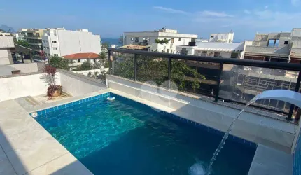 Cobertura a venda com 4 quartos à venda, 309 m² por R$ 2.100.000 - Recreio dos Bandeirantes - Rio de Janeiro