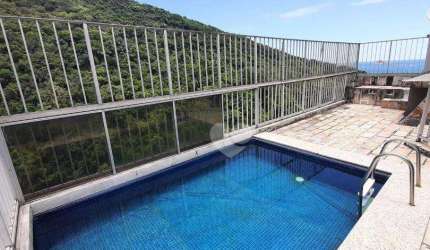 Lopes Enjoy Vende : Cobertura com 4 quartos, 1 suite, piscina, sauna, 2 vagas, 300m² por R$1.850.000,00- São Conrado - Rio de Janeiro/RJ