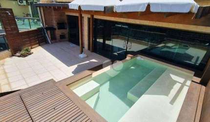 Cobertura com 5 quartos à venda, 356 m² por R$ 1.990.000 - Recreio dos Bandeirantes - Rio de Janeiro/RJ