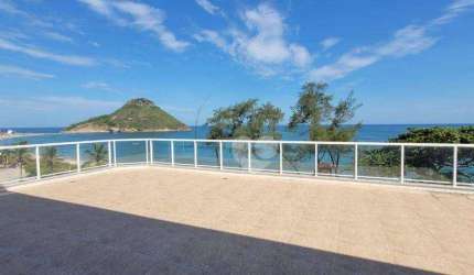 Cobertura Vista Mar 3 Quartos 3 Suítes à venda, 230 m² por R$ 3.000.000 - Recreio - Rio de Janeiro/RJ