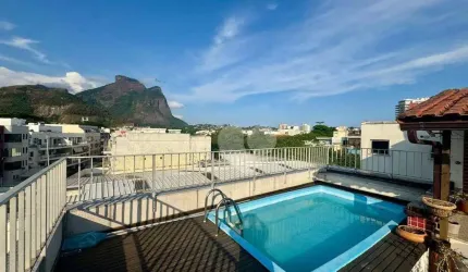 Jardim Oceânico - Cobertura Duplex com Vista para a Pedra da Gávea na Quadra da Praia. Barra da Tijuca/RJ.