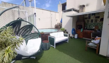 Cobertura com 3 quartos à venda, 177 m² por R$ 895.000 - Freguesia de Jacarepaguá - Rio de Janeiro/RJ