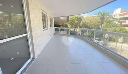 Apartamento com 3 quartos sendo 1 suíte, varandão frente, 2 vagas à venda, 109 m² por R$ 855.000 - Recreio dos Bandeirantes - Rio de Janeiro/RJ