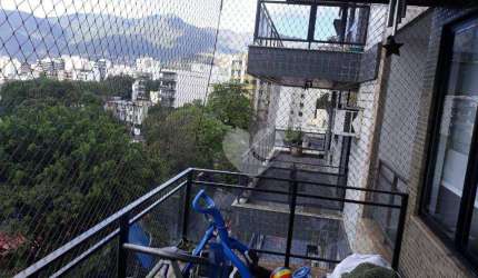 Apartamento com sala, 2 varandas, 3 quartos (1 suíte),  copa-cozinha, dependências, 2 vagas, venda, 117 m² por R$ 617.500 - Grajaú - Rio de Janeiro/RJ