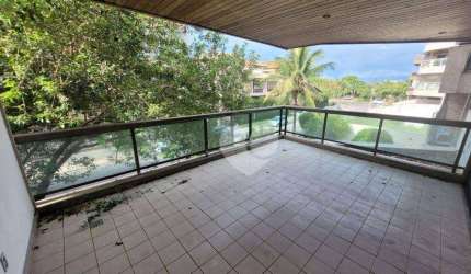 Apartamento  2ª Quadra Praia, 3 quartos,3 vagas, 147 m²  por R$ 1.350.000 -Recreio dos Bandeirantes