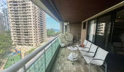 Alfa Barra Classic - Apartamento de 3 Quartos sendo 1 Suíte, ótima posição tendo Vista Mar e Vista Lagoa. Barra da Tijuca/RJ.