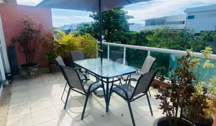 Cobertura com 2 quartos para alugar, 155 m² por R$ 6.938/mês - Recreio dos Bandeirantes - Rio de Janeiro