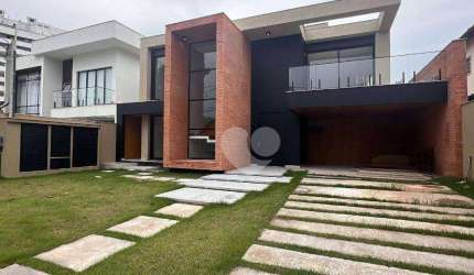 Casa Contemporânea com 5 suites,  à venda, 420 m² por R$ 4.990.000 - Barra da Tijuca - Rio de Janeiro/RJ