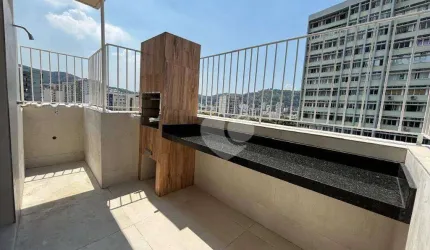Cobertura com 2 quartos churrasqueira terraço à venda, 100 m² por R$ 460.000 - Grajaú - Rio de Janeiro/RJ