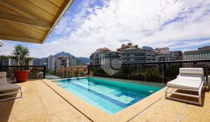 Cobertura com 4 suites com  closets 8 vagas garagem à venda, 671 m² por R$ 16.100.000 - Barra da Tijuca - Rio de Janeiro/RJ