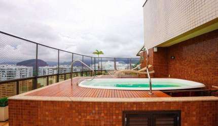 Cobertura com 5 quartos à venda, 443 m² por R$ 5.390.000 - Barra da Tijuca - Rio de Janeiro/RJ